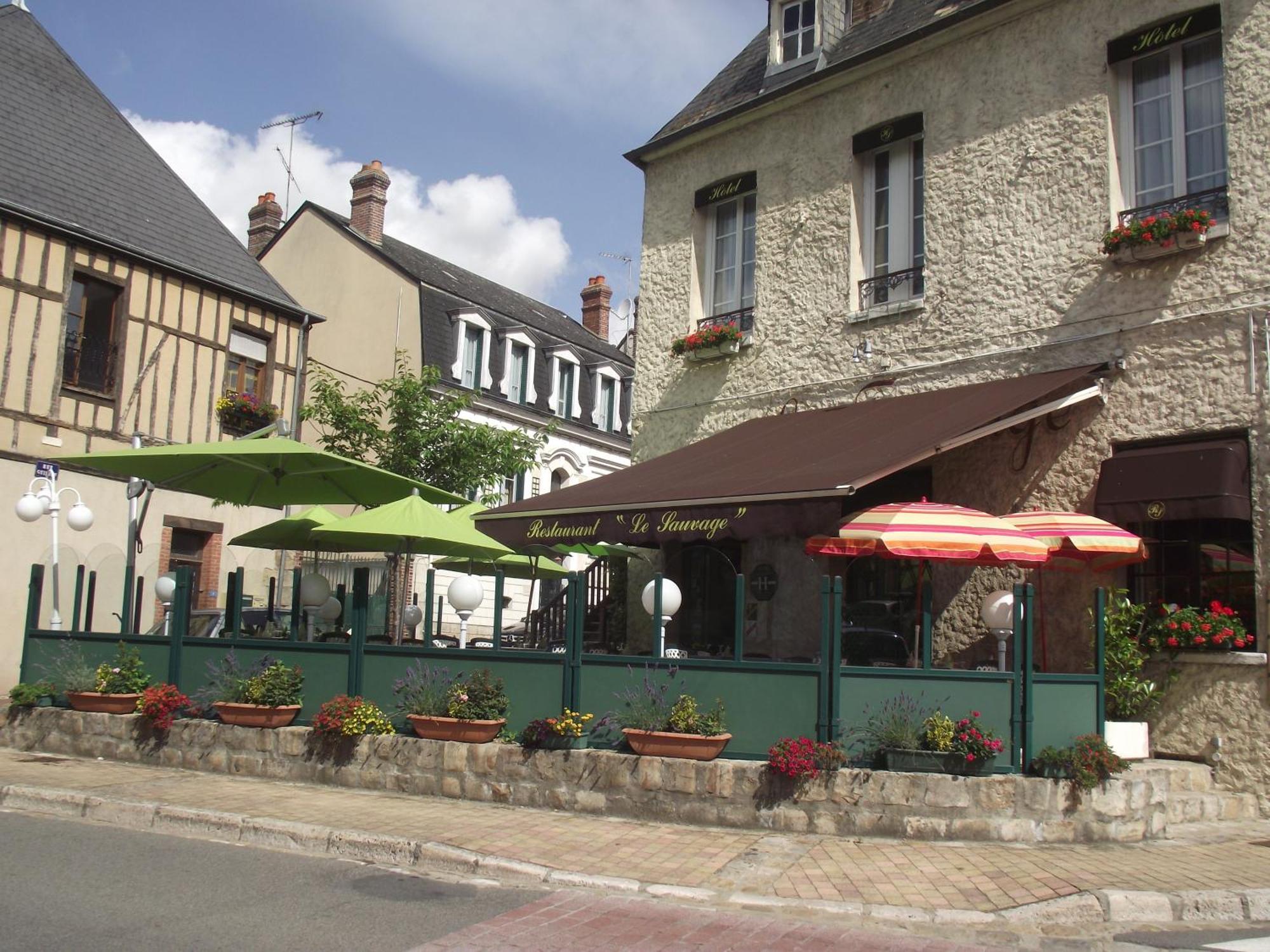 Le Sauvage Hotel Château-Renard Buitenkant foto
